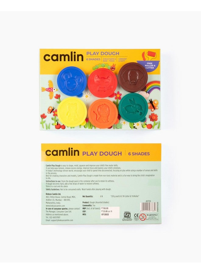 كاملين عجينة الجمل الإبداعية - 6 ألوان (متعددة الألوان) - Image 1