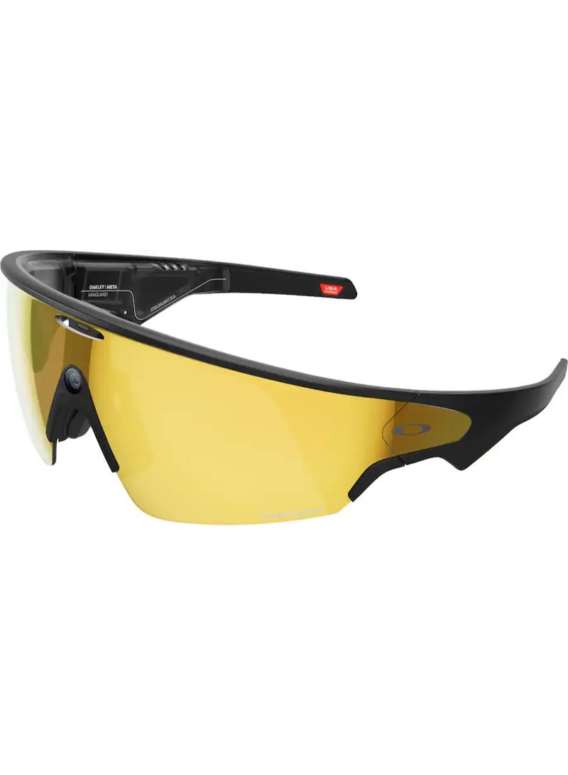 Oakley Meta Vanguard with Meta AI Audio Photo Video Compatibility Prizm 24K lenses - Black - Image 1