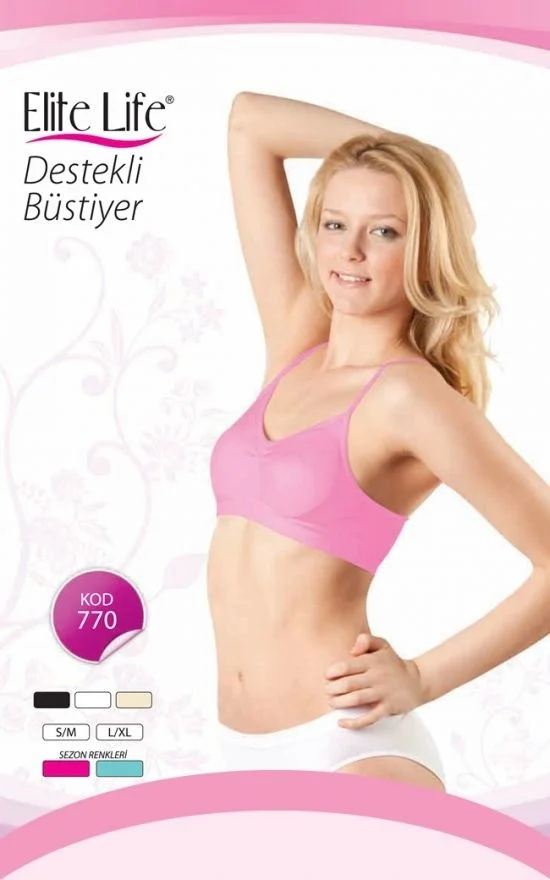 Elite Life 770 Seamless Non-Trace Sponge Supported Bustier