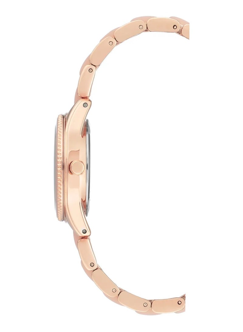 ANNE KLEIN Women's Rose Gold Analog Plastic Strap Watch - AK3212LPRG  - Image 3