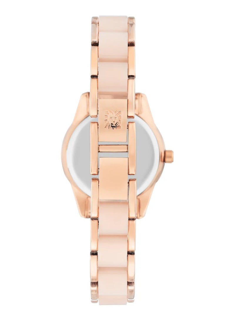 ANNE KLEIN Women's Rose Gold Analog Plastic Strap Watch - AK3212LPRG  - Image 4
