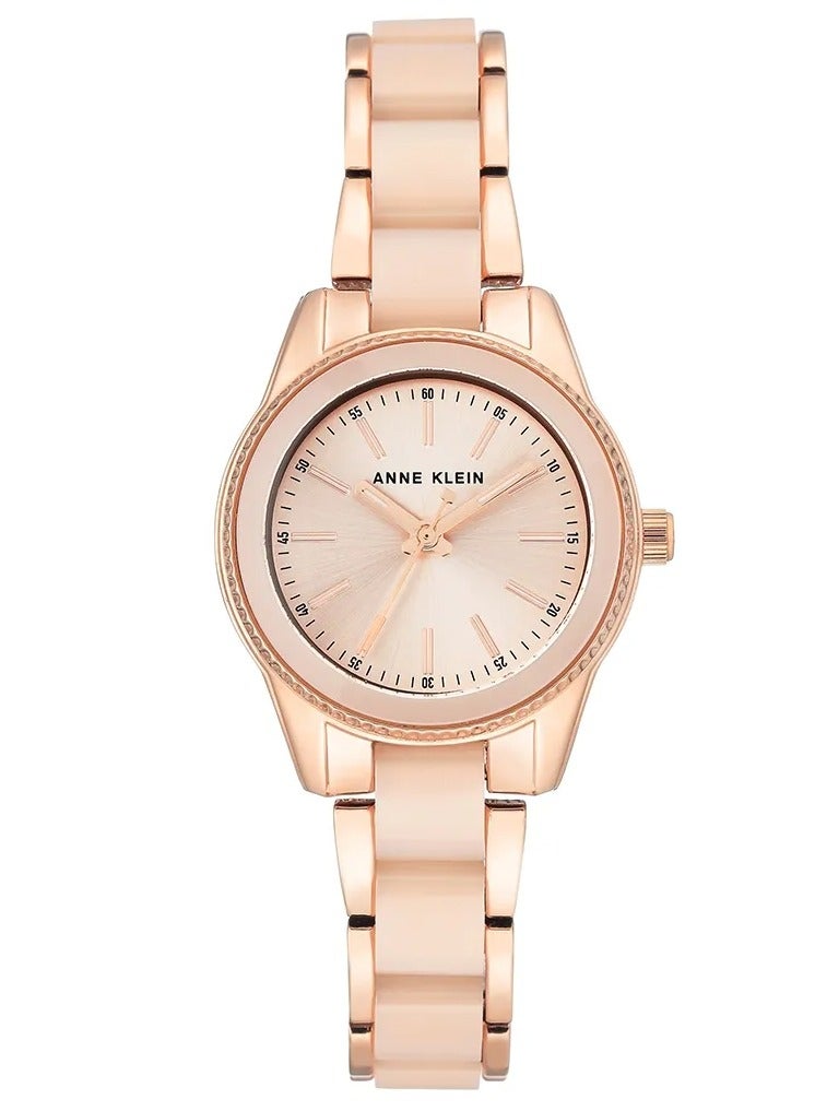 ANNE KLEIN Women's Rose Gold Analog Plastic Strap Watch - AK3212LPRG  - Image 2