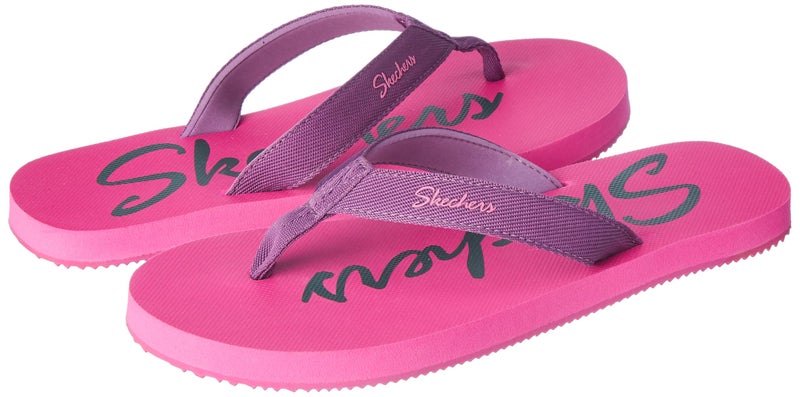 Skechers womens Courtwald HOT PINK/PURPLE Slipper - 5 UK (8 US) (896162ID-HPPR) - Image 2