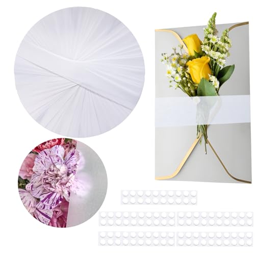 LAIFOOSHEN 100Pcs Clear Invitation Belly Bands for 5x7 Invitations with 100 Adhesive Dot.Vellum Belly Bands for Cards Party Envelopes Soap Packaging,Decorative Wraps Paper Strips Wedding Invitations Accessories - Image 1