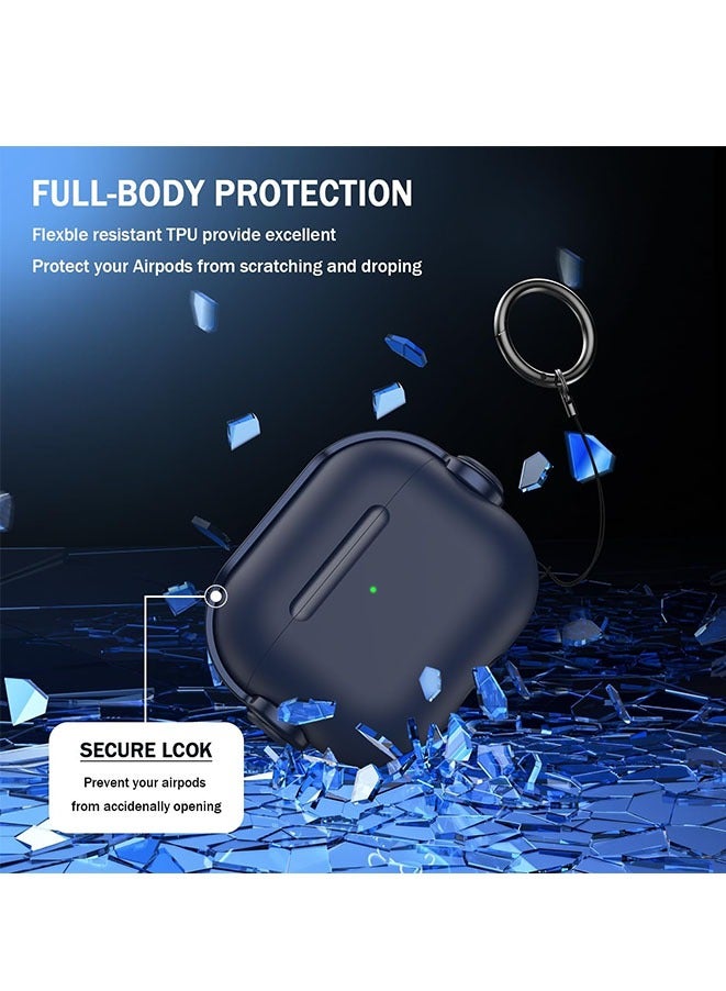 Muyixin Case for Airpods 3rd Generation Case with Secure Lock, Music Headset Earphone Protective Case Cover with Cleaning Kit  - Image 5