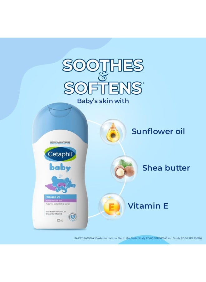 Cetaphil Baby Massage Oil - 200 ml - Image 2