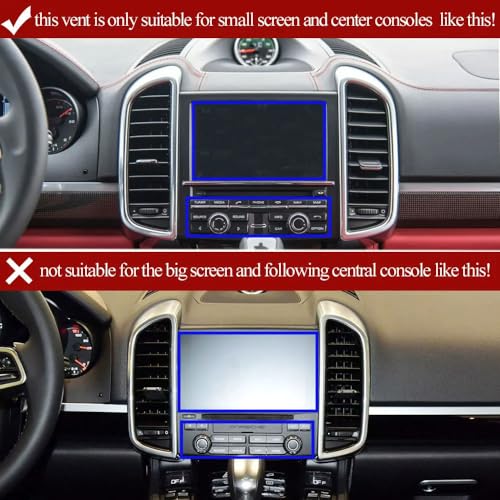 Goodithy Compatible with Porsche Cayenne 7P5, Front Center Left/Right Air Conditioning Complete Assembly Central Middle AC Vent Outlet Assembly 2010 2011 2012 2013 2014 2015 (Central-Left) - Image 5
