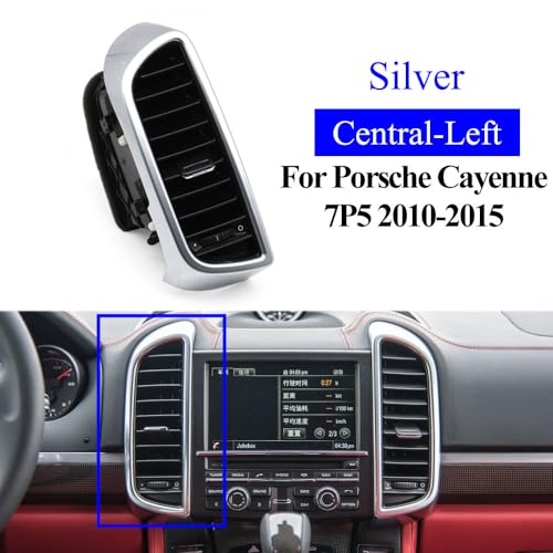 Goodithy Compatible with Porsche Cayenne 7P5, Front Center Left/Right Air Conditioning Complete Assembly Central Middle AC Vent Outlet Assembly 2010 2011 2012 2013 2014 2015 (Central-Left) - Image 2