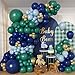 Froova Green and Navy Blue Balloon Arch Kit Dusty Dark Blue and Sage Green Gold Balloon Garland Kit for Boys Luxury Bear Baby Shower Jungle Safari Mens Birthday Xmas Party Decorations - Image 2