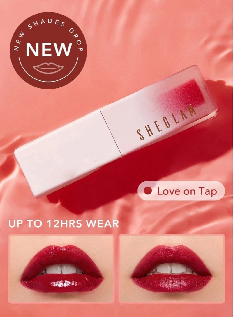 SHEGLAM Take A Hint Lip Tint 3.5 ml Love On Tap - Image 1