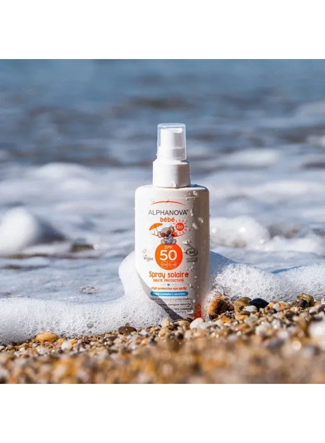 Alphanova Baby Organic Sun Spray SPF50 125g - Image 2