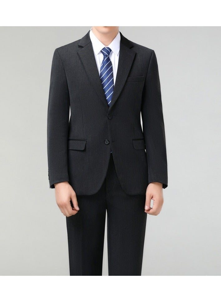 KUYING Business Slim-fit Suit Set In Two Pieces  - Image 3