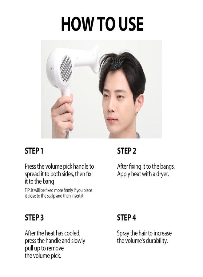 DASHU Daily Volume Pick - Add Volume, Lifting Combs, Fluffy Bangs, Heatless Curls - Image 4