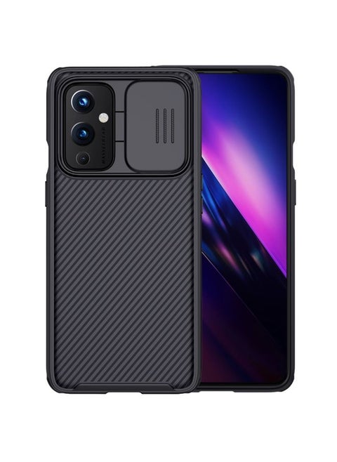 Case Cover For For OnePlus 9 (EU/NA Version) NILLKIN Black Mirror Pro Series Camshield Full Coverage Dust-proof Scratch Resistant Case(Black)