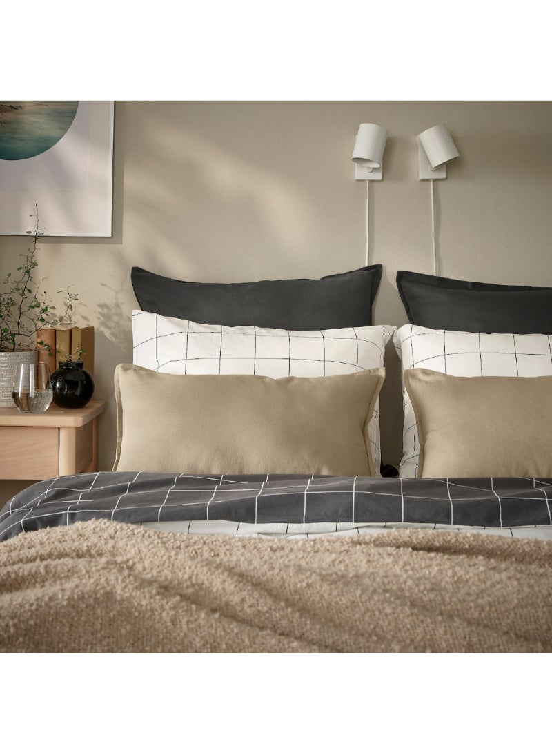 Cushion Cover Beige 40X58 Cm - Image 3