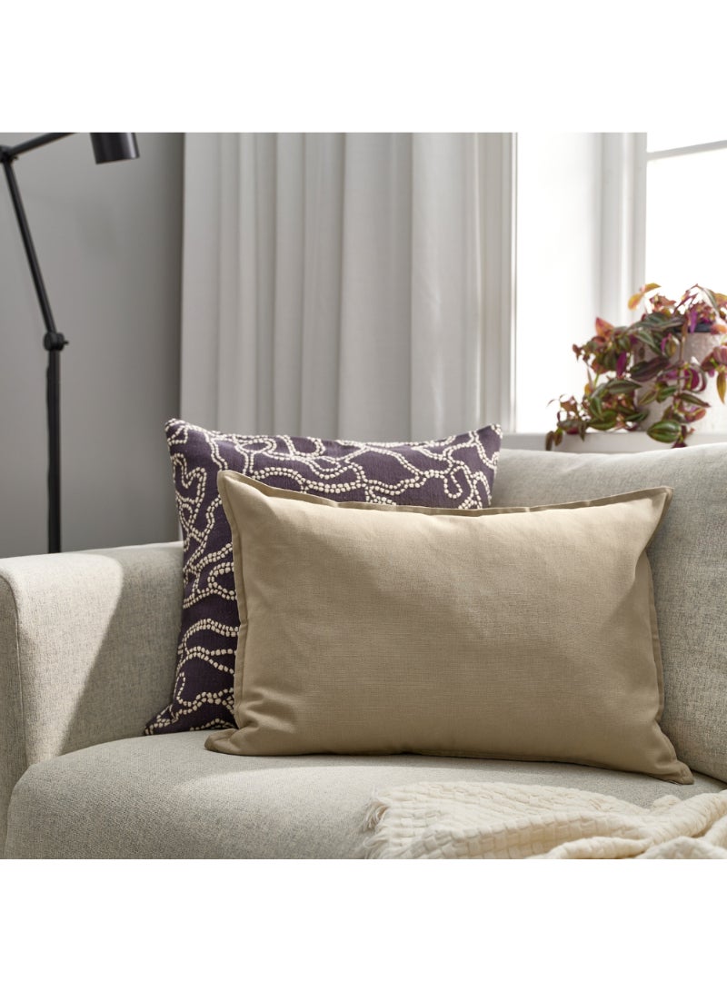 Cushion Cover Beige 40X58 Cm - Image 2