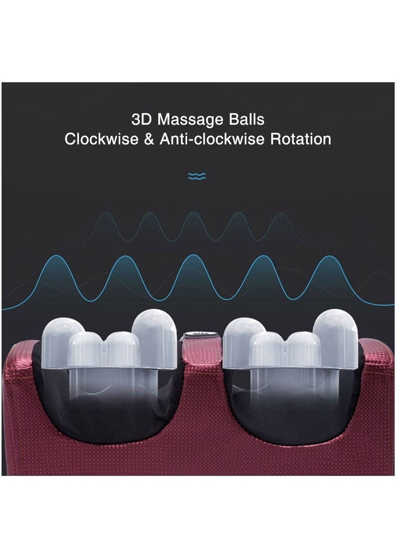 إسكدنيا مدلك القدم الكهربائية تدفئة العجن بكرة هزاز العضلات لتخفيف الألم - Image 5