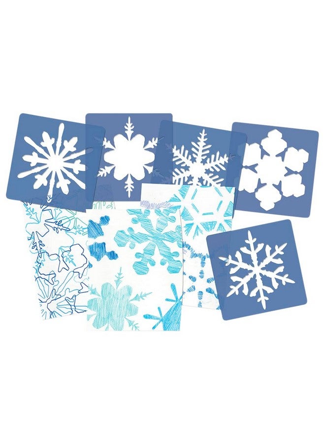 Roylco 1434845 Super Snowflake Stencil, 8" Size - Image 2