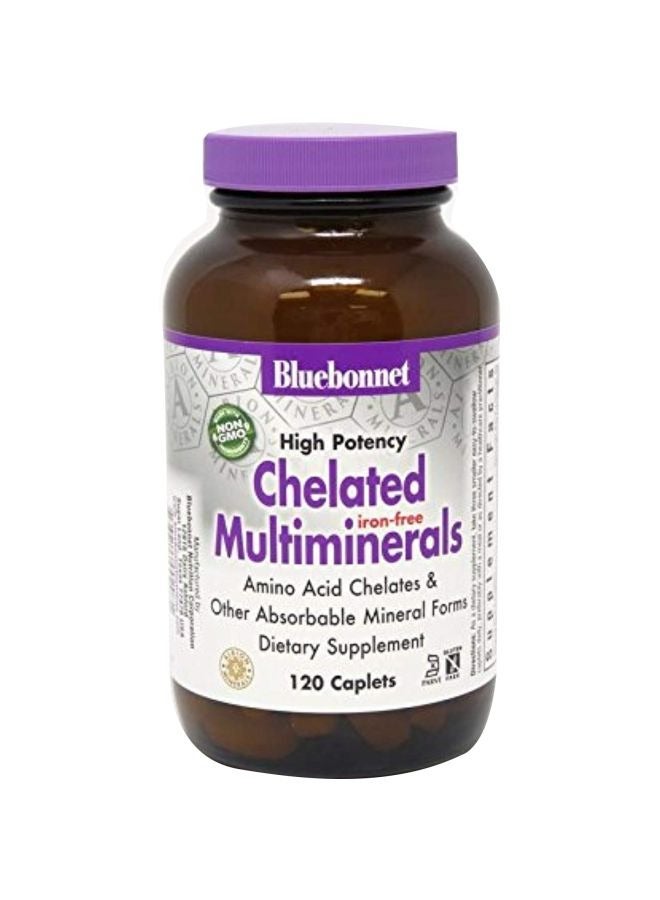 Bluebonnet Chelated Multiminerals - 120 Caplets - Image 1