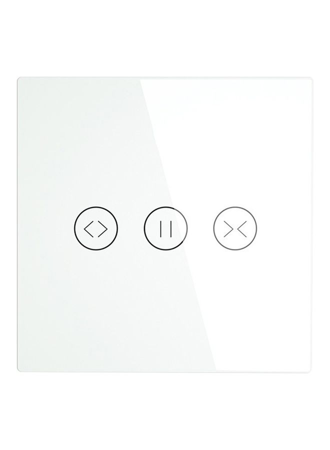 NIBEMINENT Intelligent WIFI Blind Switch Curtain Roller with Mobile Phone APP and Voice Control White - Image 1