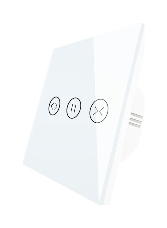 NIBEMINENT Intelligent WIFI Blind Switch Curtain Roller with Mobile Phone APP and Voice Control White - Image 4