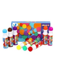 JOLLITY LLC Washable Dot Markers Kit, 8 Colors Paint (60 ml) Water-Based Non-Toxic Bingo Art Daubers for Kids Children (3+)  - Image 1