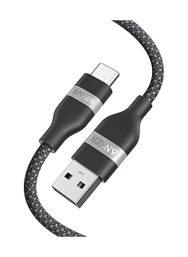 كابل USB إلى USB C لتشغيل السيارة Carplay لهاتف iPhone17/16، كابل شاحن سيارة مضفر معاد تدويره من USB A إلى USB C لهاتف Samsung Note20 والمزيد (USB 2.0، 3 أقدام) - Image 1