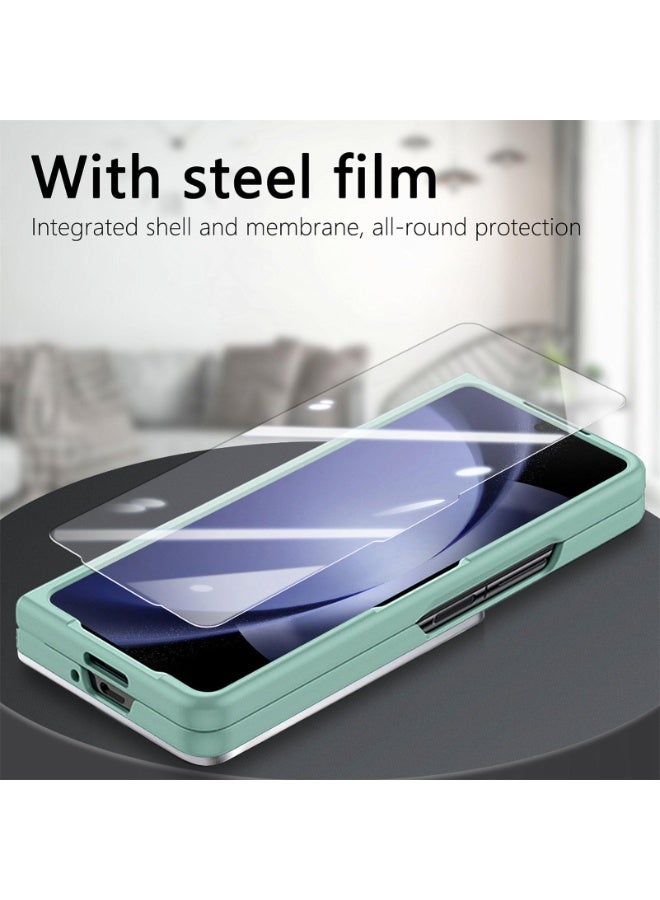 عام غطاء قابل للطي متوافق مع سامسونج جالكسي Z فولد 7 (2025)، بتصميم محفظة مدمج وفتحة قلم. - Image 4