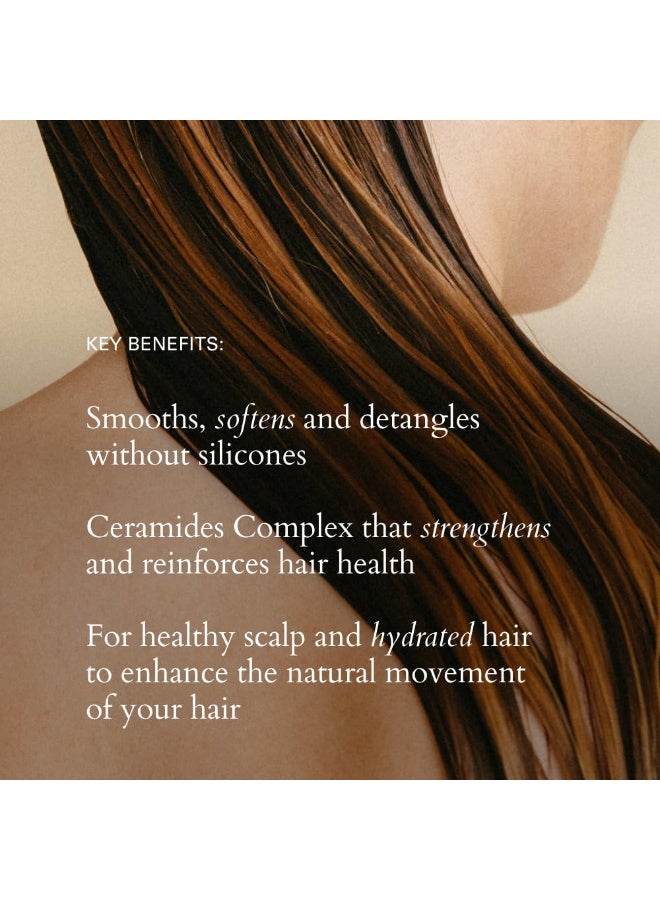 ROZ RŌZ Foundation Conditioner | For All Hair Types | Soothes, Nourishes | Hydrating Ceramides, Pea Peptides, Avocado Oil, Strengthen, Protect | Vegan, Paraben, SLS, Sulfate-Free | 10.1 oz / 300 mL - Image 4