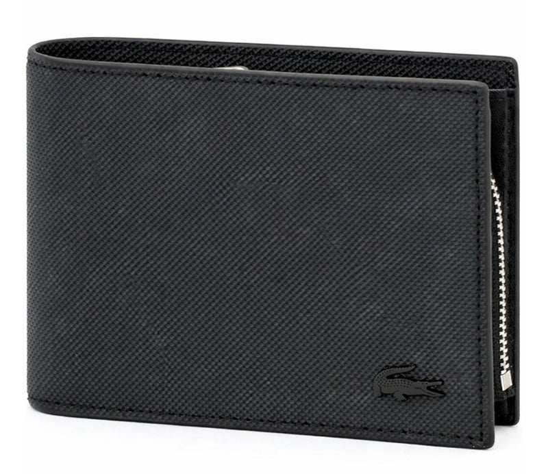 LACOSTE Black Lacoste Men's Wallet - Image 1