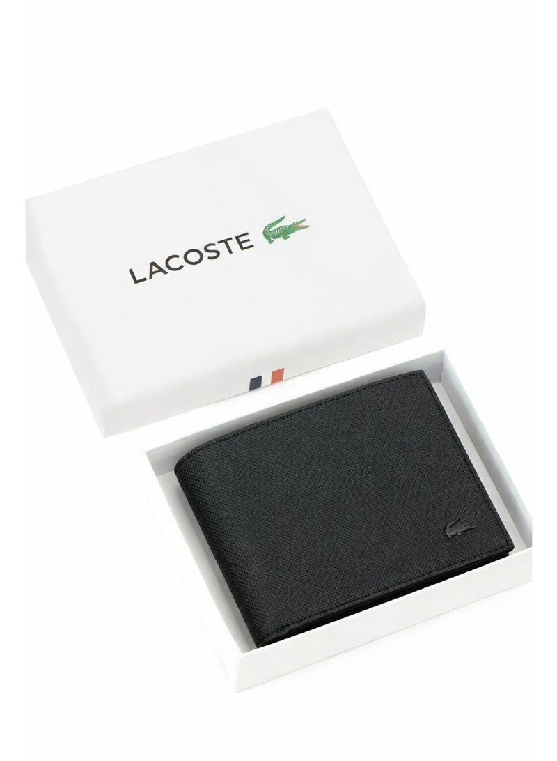 LACOSTE Black Lacoste Men's Wallet - Image 5