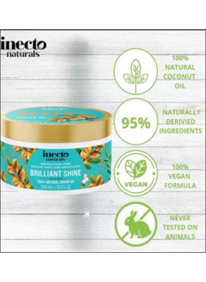 Inecto - Miracle Hair Mask Argan Oil - 300ml - Image 1