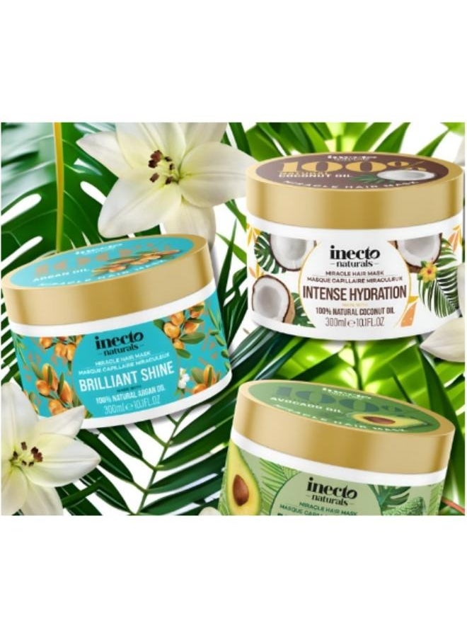 Inecto - Miracle Hair Mask Argan Oil - 300ml - Image 1
