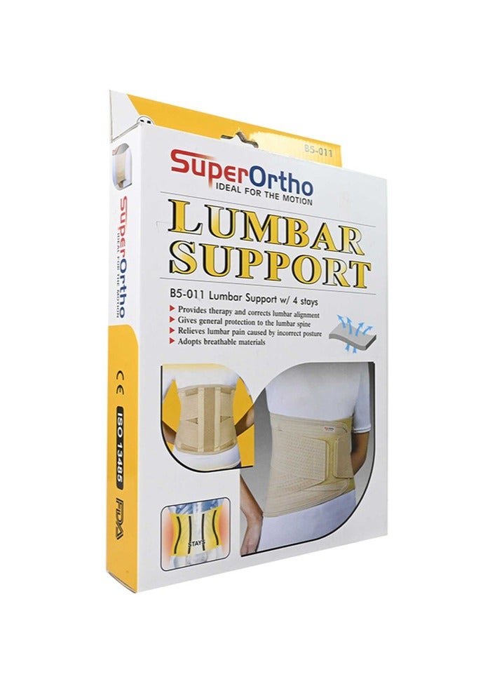 SuperOrtho Lumbar Support With 4 Stays (M) B5-011 - Image 1
