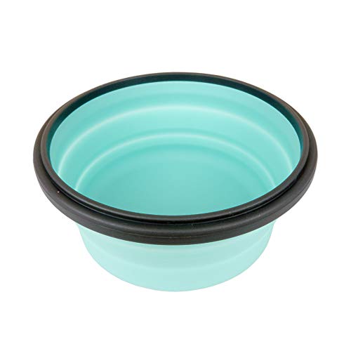 CARTINTS Blue Silicone Collapsible Food Storage Containers-Prep/Storage Bowls with Lids - Round Silicone Lunch Containers - Microwave and Freezer Safe Set of 3 - Image 2