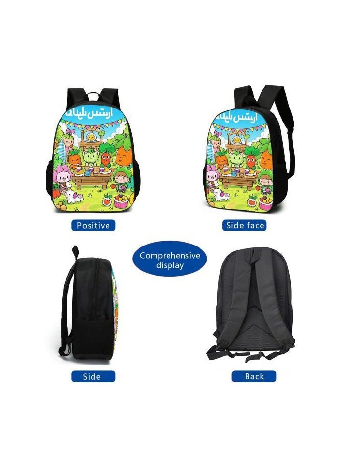 Cartoon style universal three-piece schoolbag - 641  - Image 4