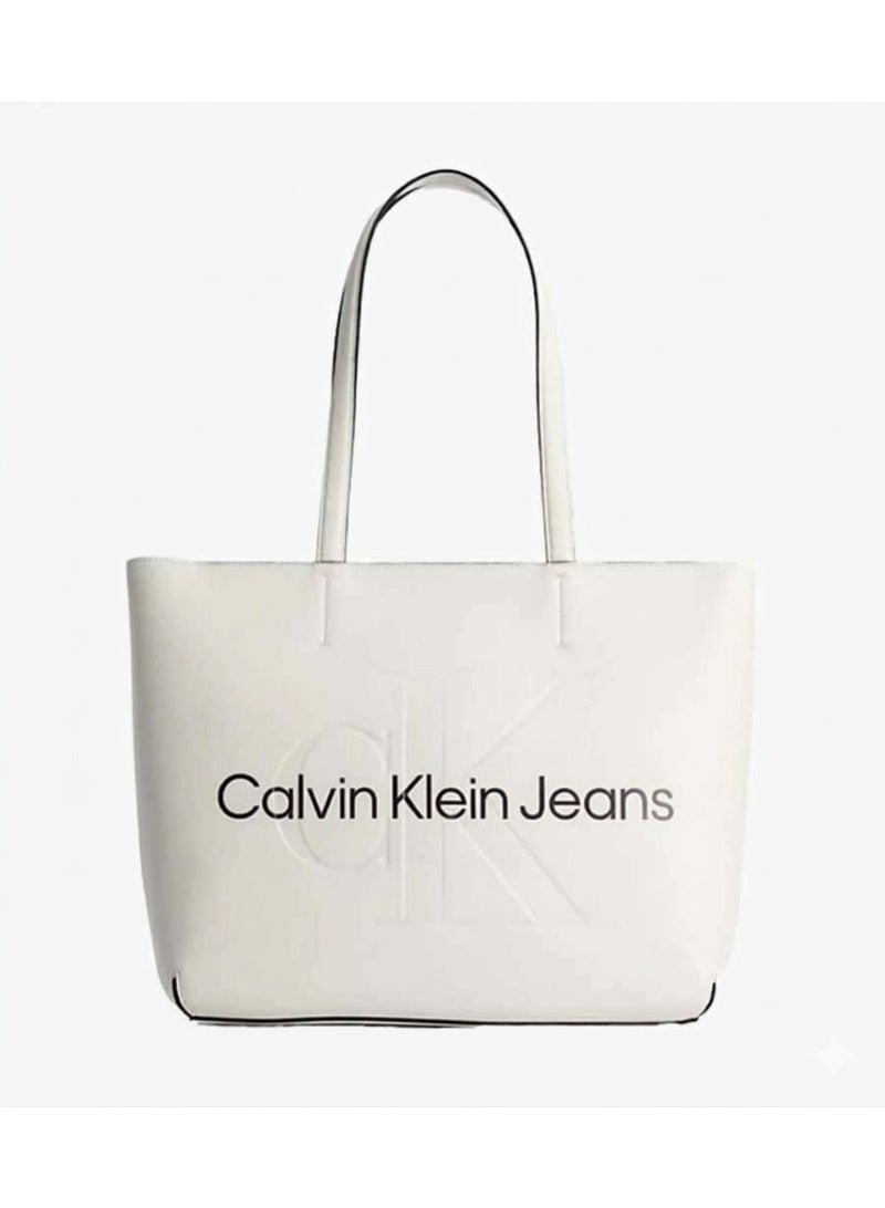 Calvin Klein Jeans Bag - Cream - Image 1