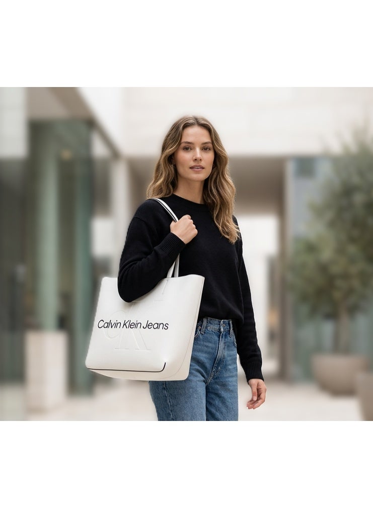 Calvin Klein Jeans Bag - Cream - Image 4