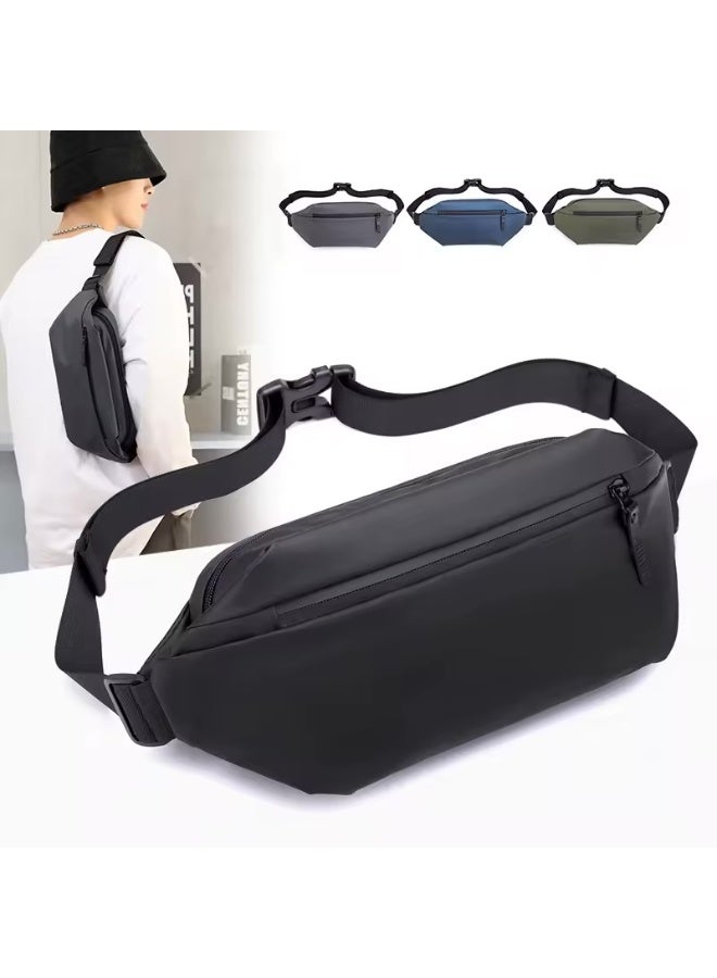 SamoDani Travel Waist Bag with Anti-Theft Zipper – Large Fanny Pack, Adjustable Belt, Premium Buckle, Hip Bag for Men & Women, Black - Image 5