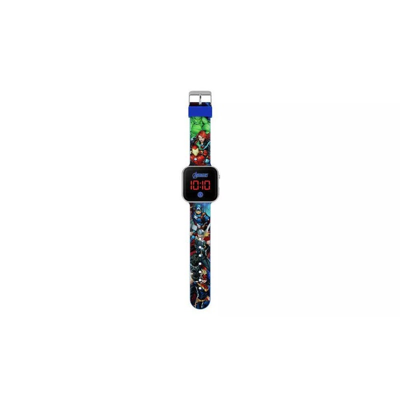 Marvel Avengers Iron Man & Captain America LED Digital Watch (Blue) - Image 2