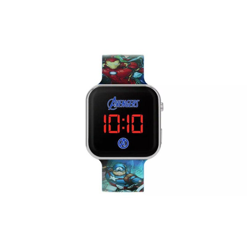 Marvel Avengers Iron Man & Captain America LED Digital Watch (Blue) - Image 3