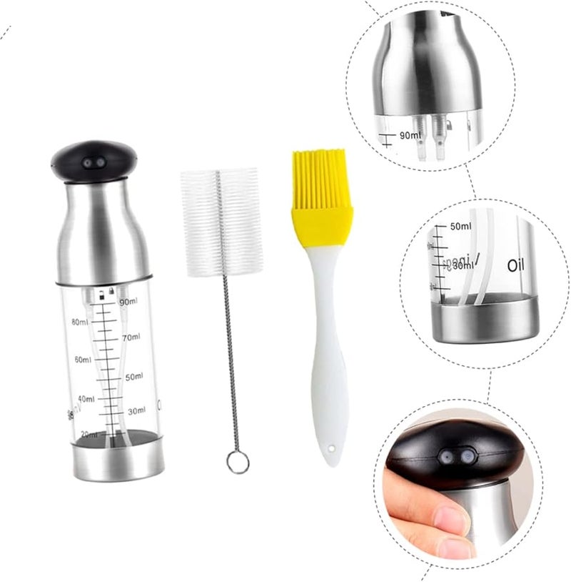 Stobaza Reusable Oil Sprayer Push Type Dispenser For Cooking Baking Grilling - Image 3