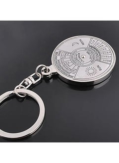 Toys Star 2 Stainless Steel Medals, 2 Antique Calendar Medals, Calendar Up to The Year 2050, One Large Ring, Inside a Wooden Gift Box  - Image 4