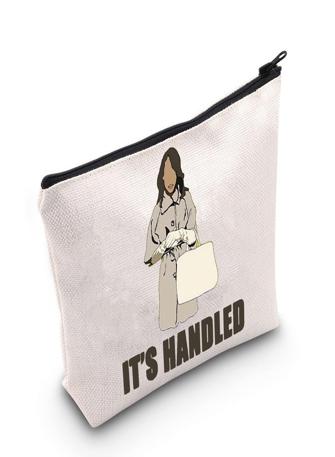 ليفلو حقيبة مكياج LEVLO مستوحاة من مسلسل أوليفيا بوب التلفزيوني، هدية مثالية. حقيبة مكياج بسحاب ومقبض. - Image 1