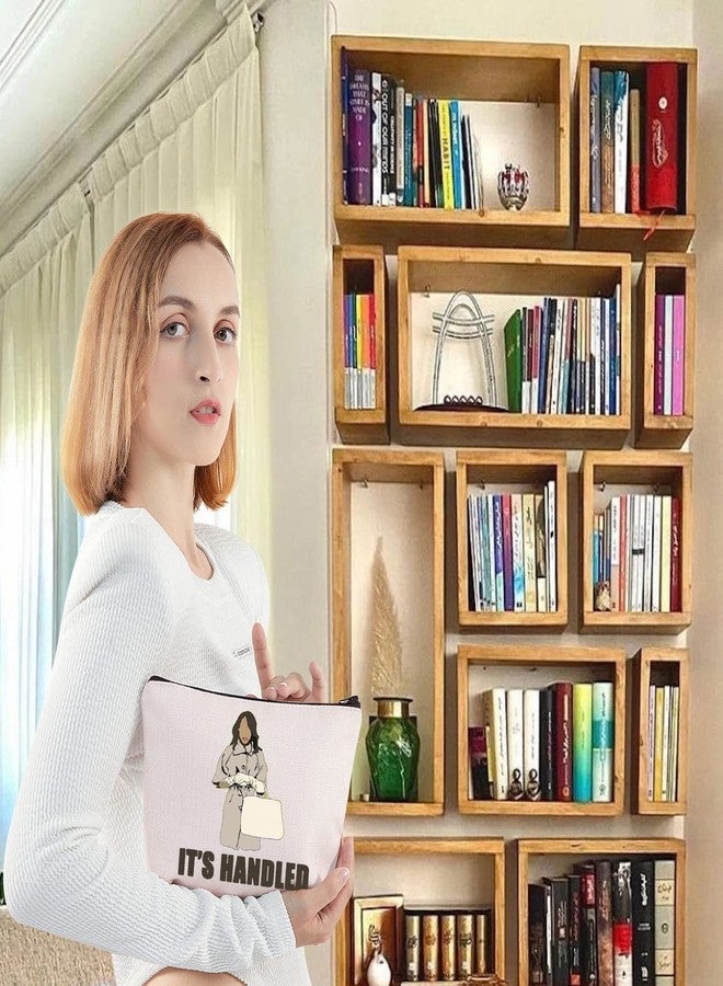 ليفلو حقيبة مكياج LEVLO مستوحاة من مسلسل أوليفيا بوب التلفزيوني، هدية مثالية. حقيبة مكياج بسحاب ومقبض. - Image 5