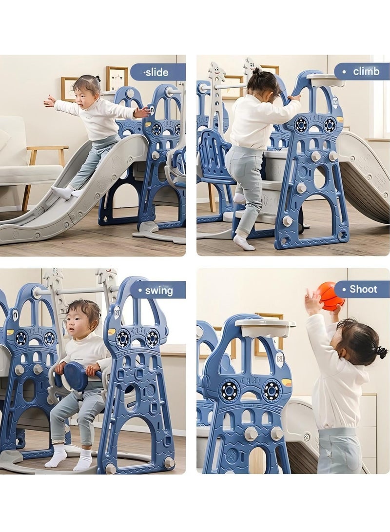 Toddler Slide for Kids Age 2 3 4 5 6 7 8 9，Baby Slide and Swing for Kids Outdoor Indoor 3-10 Year Old，Home Toy Game for Boys and Girls (B2) - Image 4