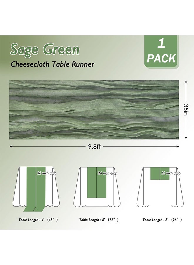 مفرش طاولة من القماش القطني 35 × 118 بوصة، مفرش طاولة من القماش القطني بتصميم بوهو، مفرش طاولة ريفي لحفلات الزفاف وحفلات استقبال المولود الجديد وحفلات الزفاف وحفلات أعياد الميلاد - Image 3