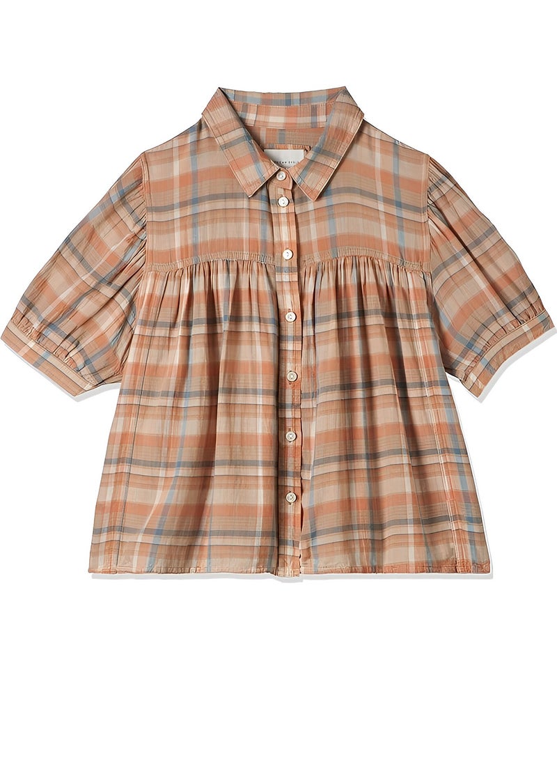 American Eagle Button down tiered shirt  - Image 1