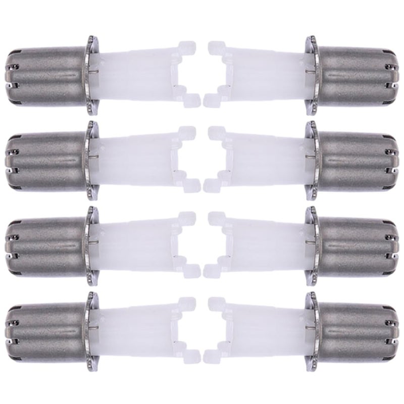 8 Pcs Replacement Trimmer Heads For Men Nasal Hair Remover And Facial Cleaning - Image 2