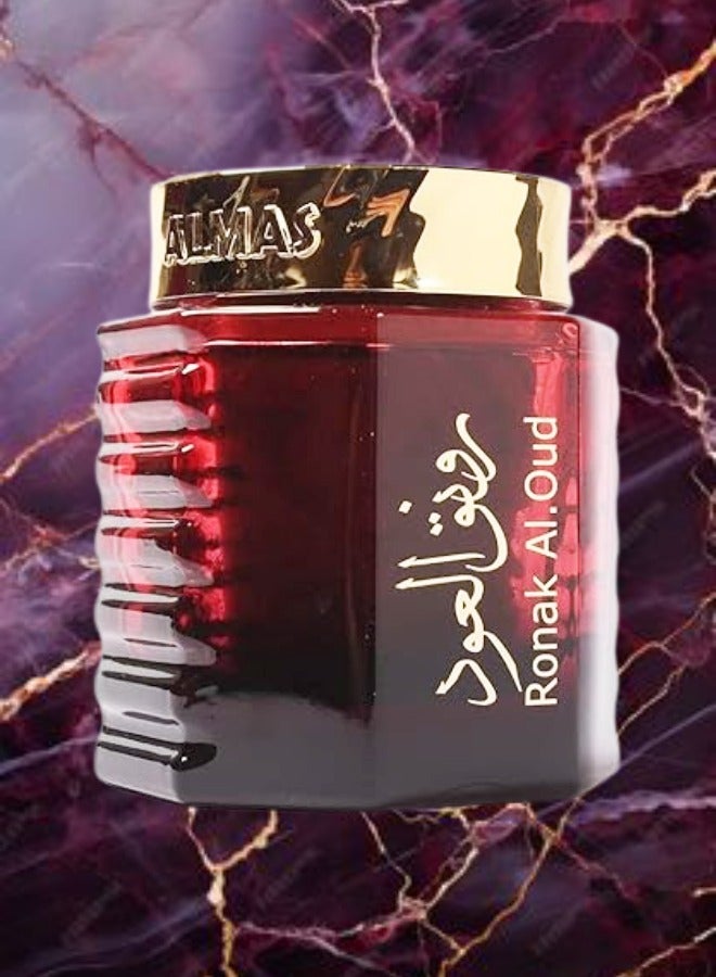 AL MAS Bakhoor Ronak Al Oud Incense 40 Grams - Image 2